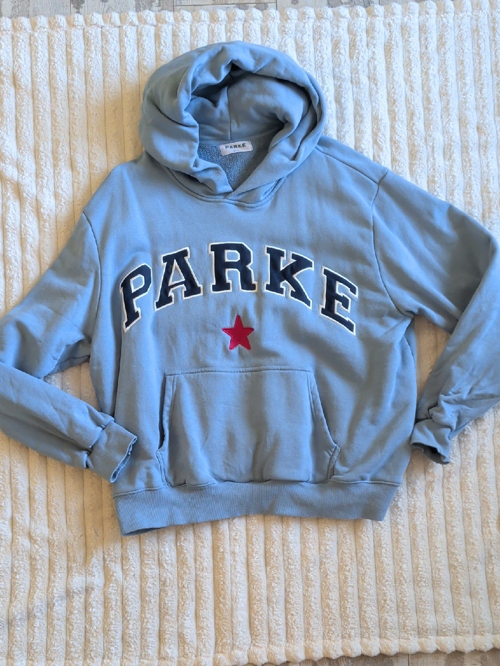 Parke Light Blue Women's Pullover Hoodie